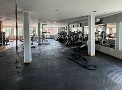 Модульне  покриття для кросфіта і тренажерних залів, висота 18 мм гумове